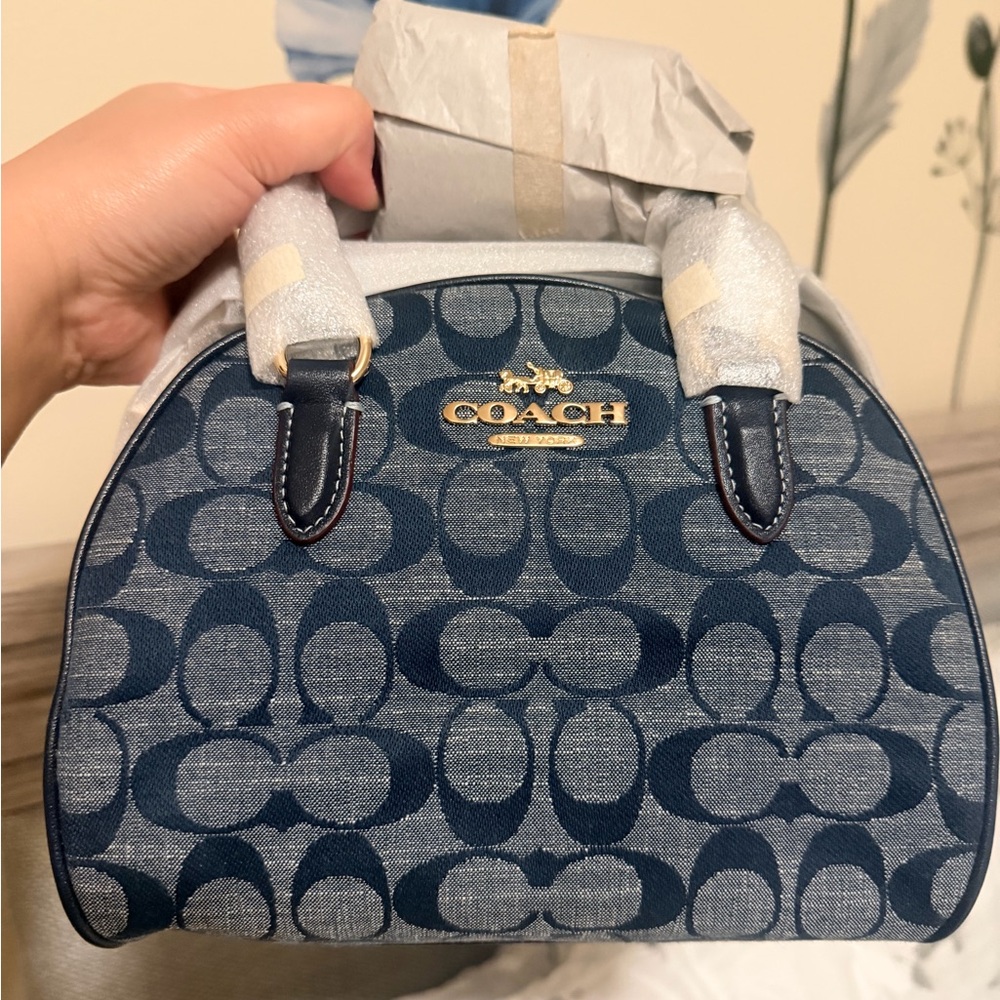 Coach Sydney Denim Satchel